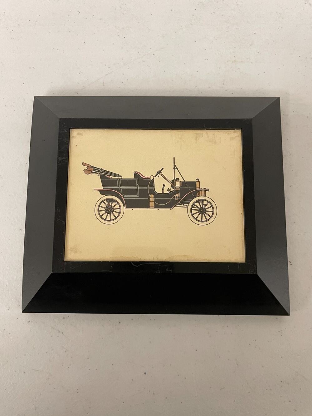 Vintage Savings & Loan Hidden Bank Ford Model T Print Wall Decor